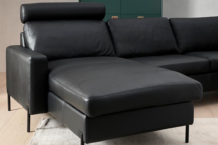 Symfoni sofa med chaiselonger og el-reclinere